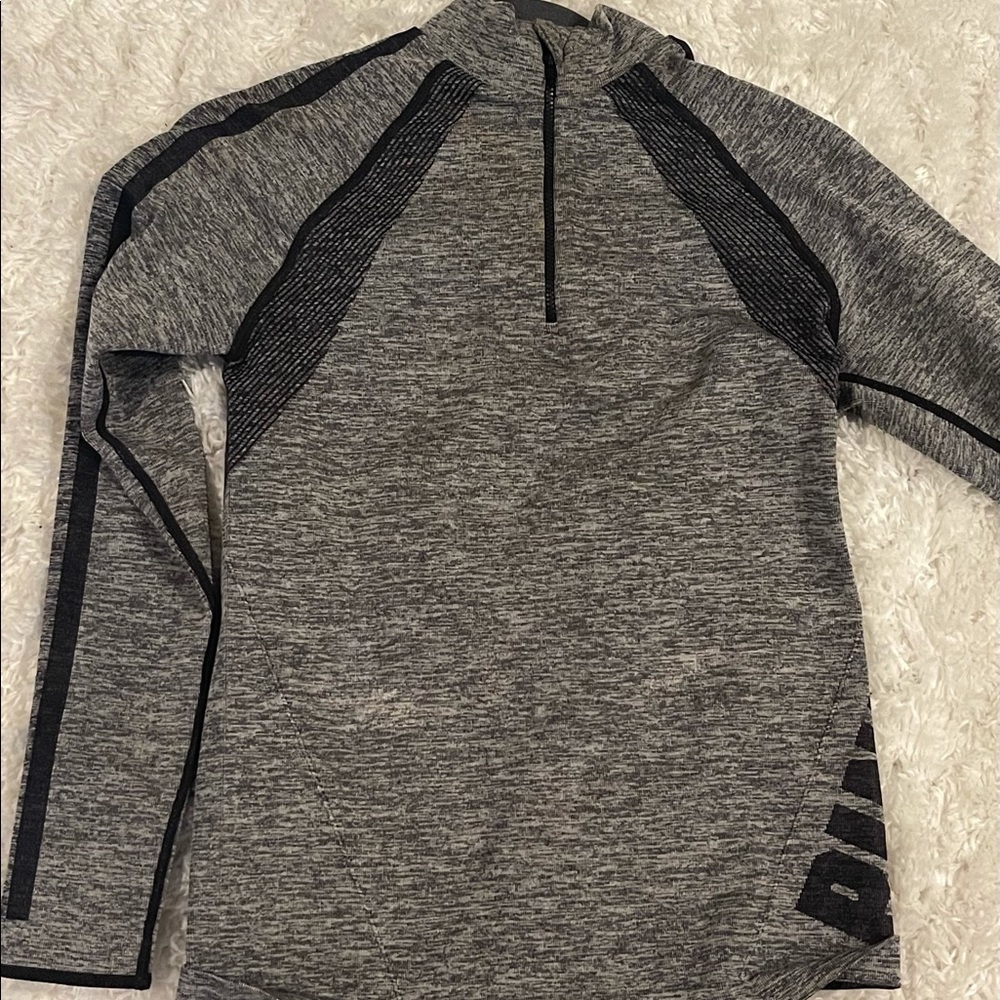 PINK active long sleeve quarter zip Sz S